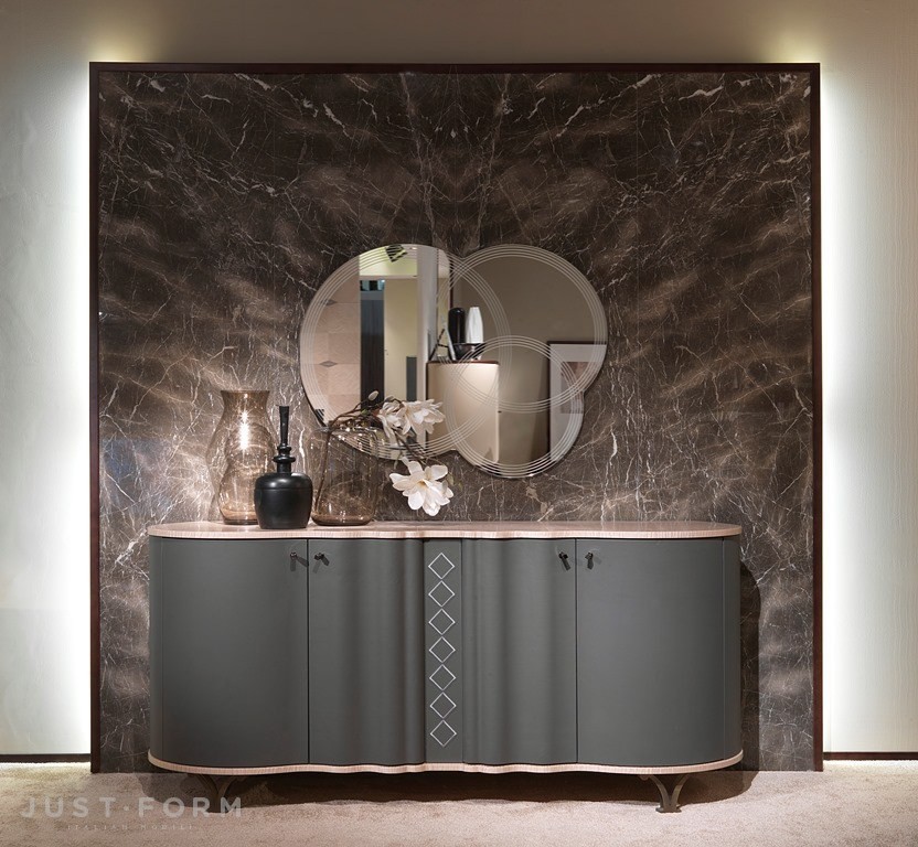 Тумба для гостиной Ry Madia Mistral Sycomoro Rivestita In Pell фабрика Carpanelli Contempora фотография № 1