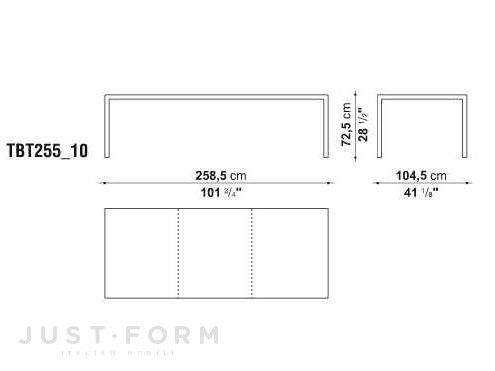 Стол The Table фабрика B&B Italia фотография № 18