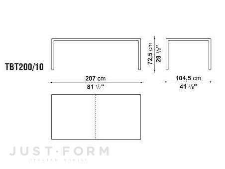 Стол The Table фабрика B&B Italia фотография № 19