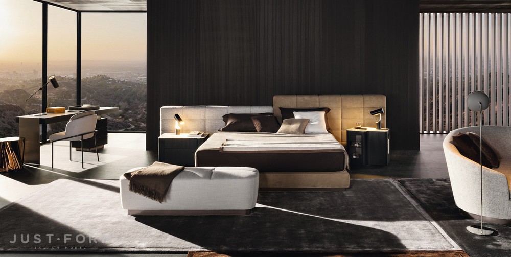 Кровать Lawrence фабрика Minotti фотография № 2