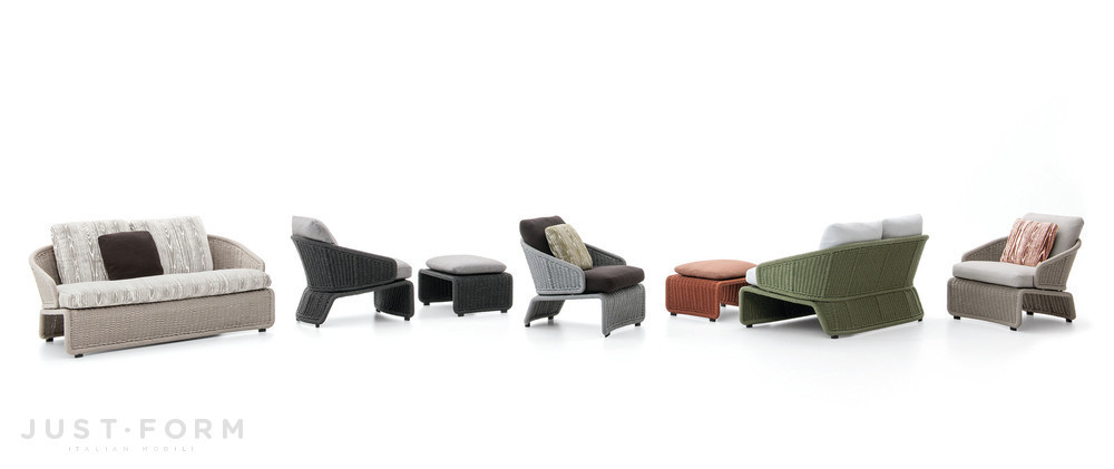 Уличный диван Halley Outdoor фабрика Minotti фотография № 2