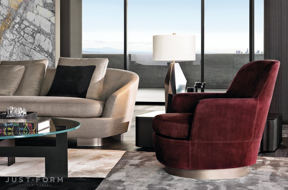 Кресло Jacques фабрика Minotti фотография № 8