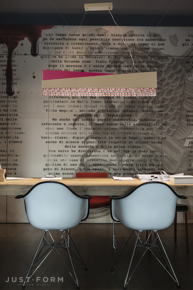 Подвесной светильник Euroluce Lampadari Horizon L100 фабрика Euroluce Lampadari srl фотография № 2