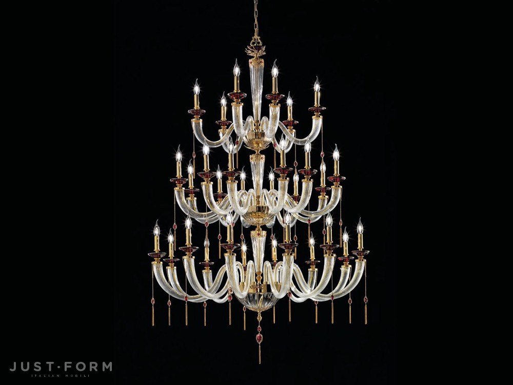 Подвесной светильник Euroluce Lampadari Julienne L12+12+6 фабрика Euroluce Lampadari srl фотография № 1