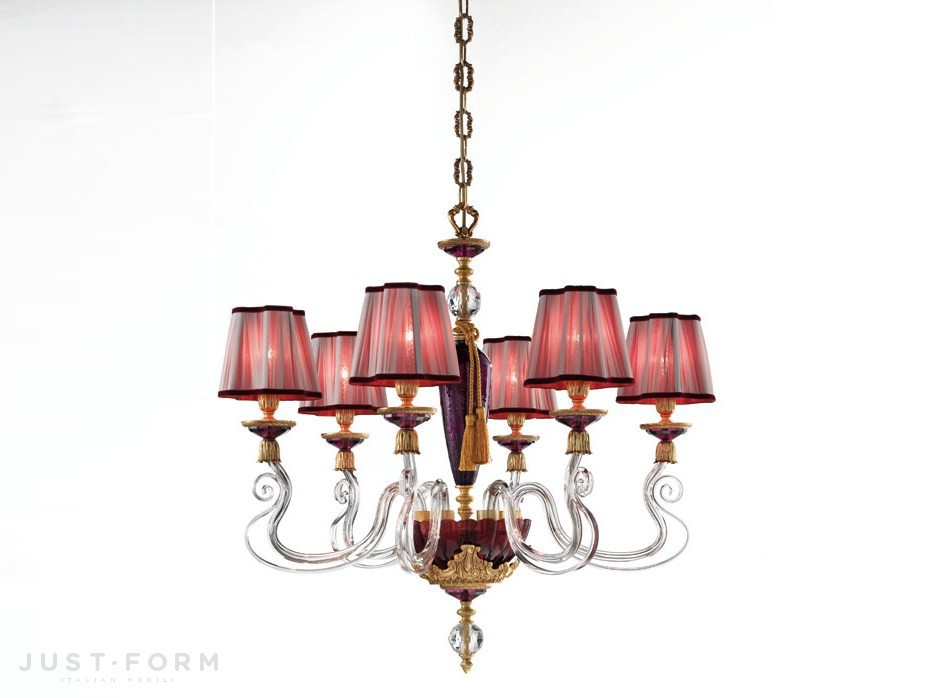 Подвесной светильник Euroluce Lampadari Barocco L6 Shade фабрика Euroluce Lampadari srl фотография № 1