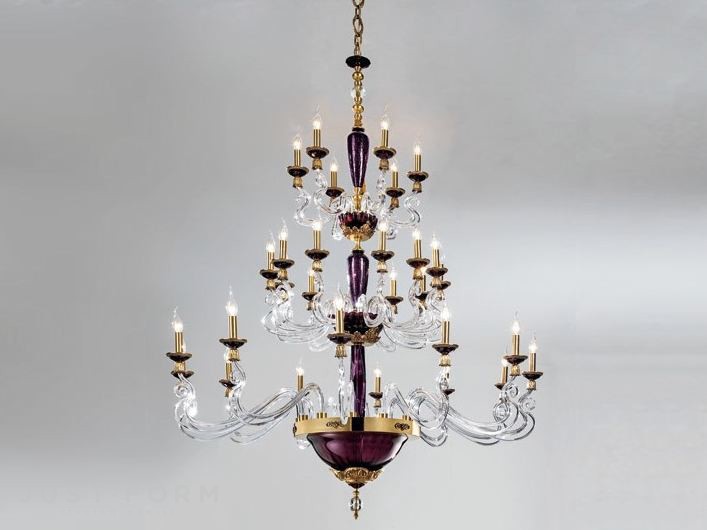 Подвесной светильник Euroluce Lampadari Barocco L12+12+6 фабрика Euroluce Lampadari srl фотография № 1