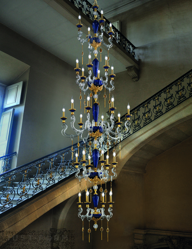 Подвесной светильник Euroluce Lampadari Barocco L28 Superlux Special Edition фабрика Euroluce Lampadari srl фотография № 2