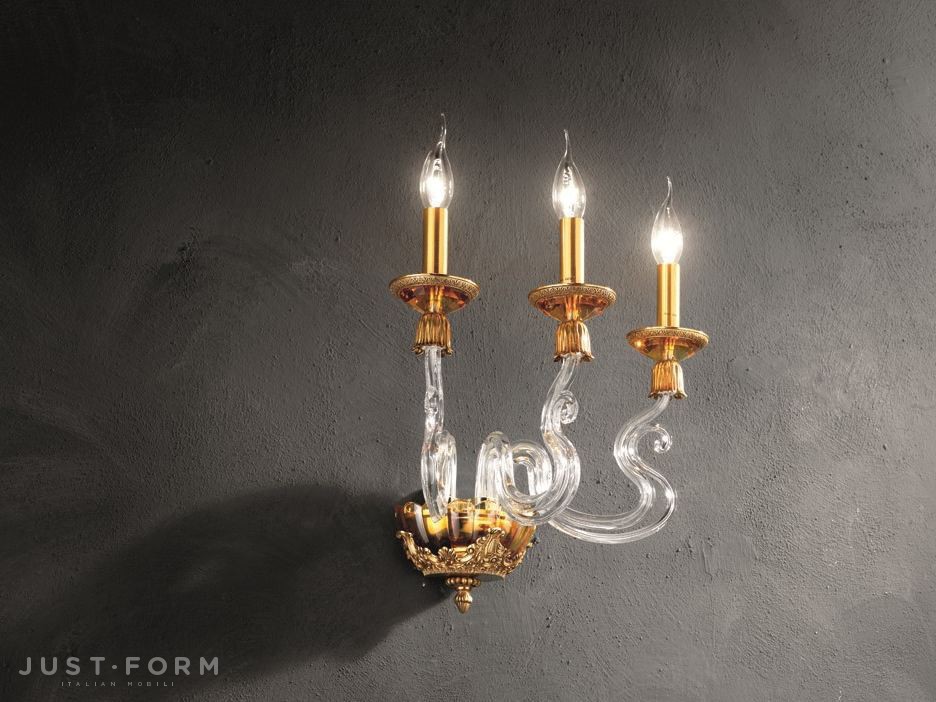Настенный светильник Euroluce Lampadari Barocco A3 фабрика Euroluce Lampadari srl фотография № 1