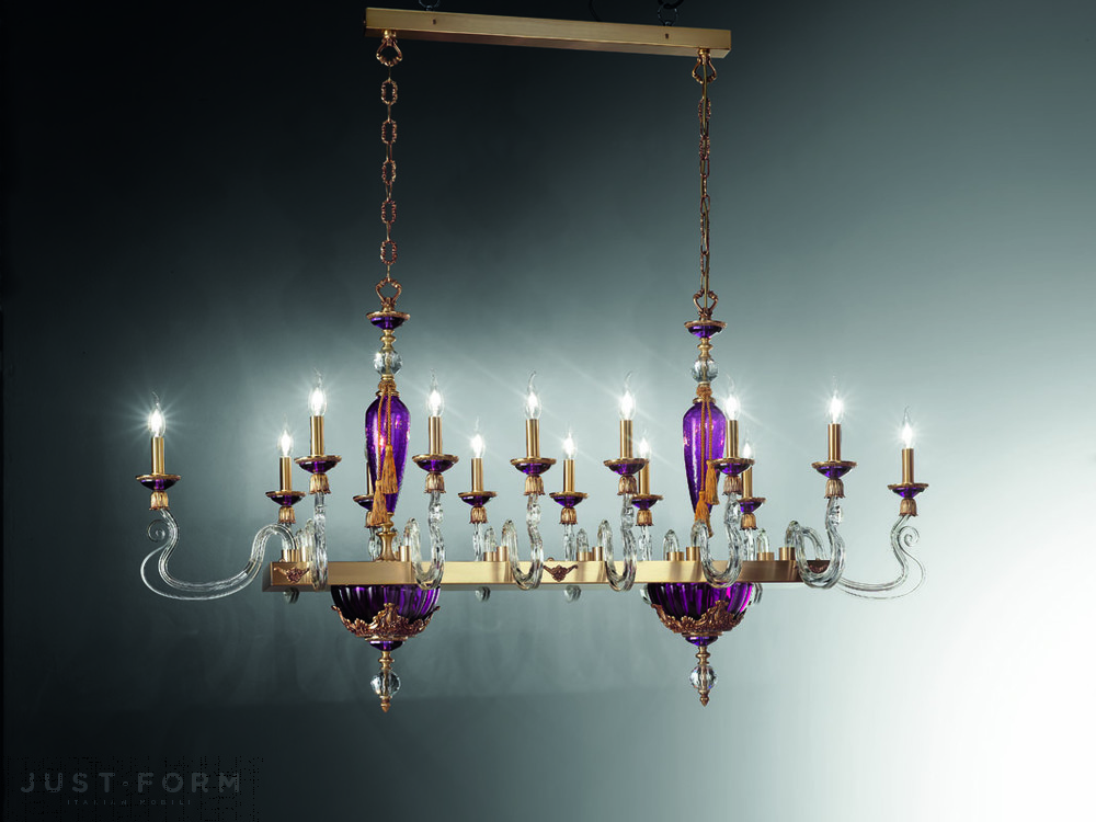 Подвесной светильник Euroluce Lampadari Barocco Axis 14 фабрика Euroluce Lampadari srl фотография № 2