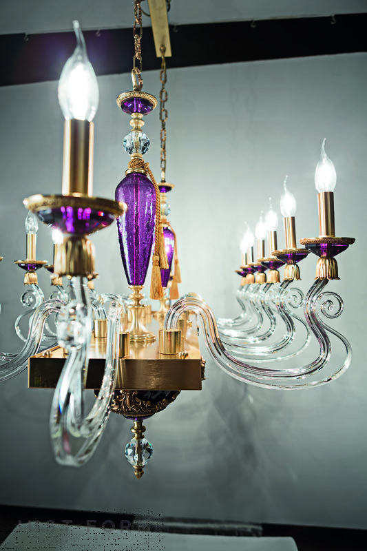 Подвесной светильник Euroluce Lampadari Barocco Axis 14 фабрика Euroluce Lampadari srl фотография № 3