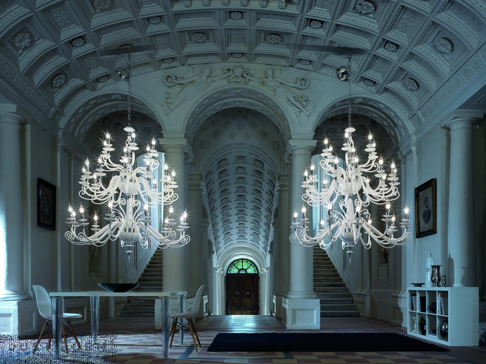 Подвесной светильник Euroluce Lampadari Alicante L12+12+6 фабрика Euroluce Lampadari srl фотография № 1