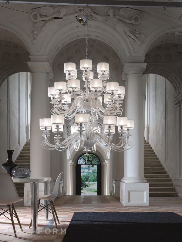 Подвесной светильник Euroluce Lampadari Alicante L12+12+6 фабрика Euroluce Lampadari srl фотография № 2