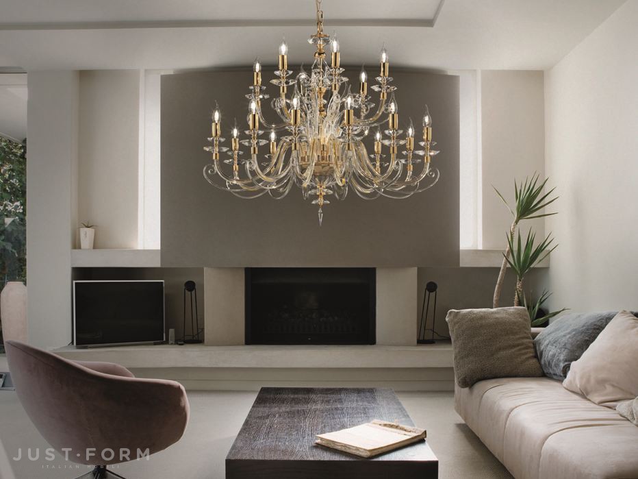 Подвесной светильник Euroluce Lampadari Alicante L12+6 фабрика Euroluce Lampadari srl фотография № 1