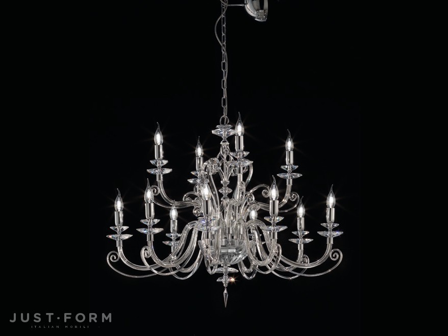 Подвесной светильник Euroluce Lampadari Alicante L8+4 фабрика Euroluce Lampadari srl фотография № 1