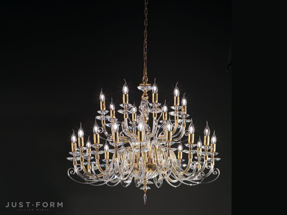 Подвесной светильник Euroluce Lampadari Alicante L16+8 фабрика Euroluce Lampadari srl фотография № 1
