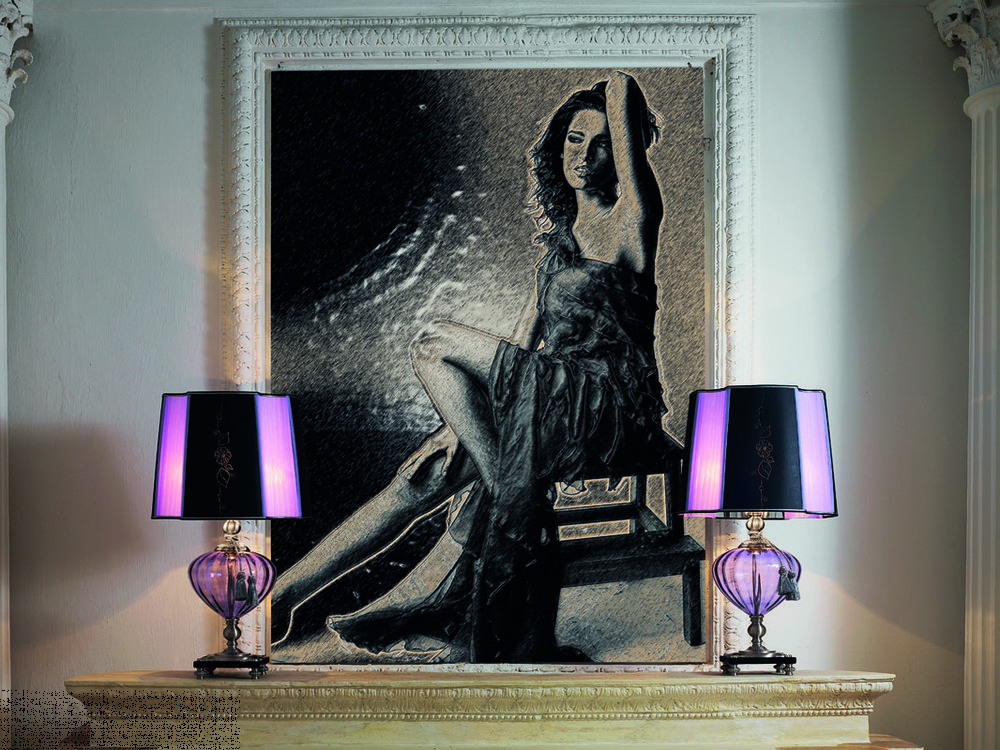 Настольный светильник Euroluce Lampadari Orfeo Lg+Lp фабрика Euroluce Lampadari srl фотография № 3