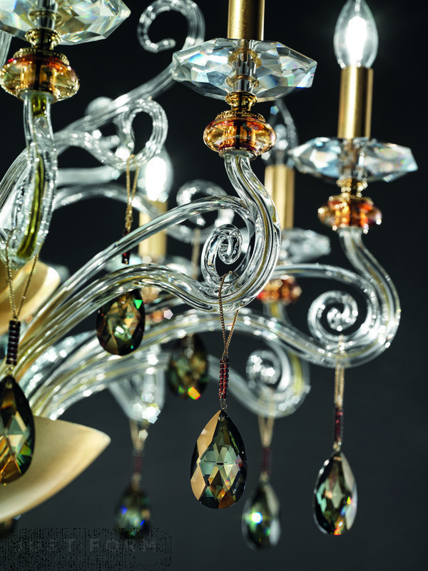 Подвесной светильник Euroluce Lampadari Venere 12 L Chic фабрика Euroluce Lampadari srl фотография № 2
