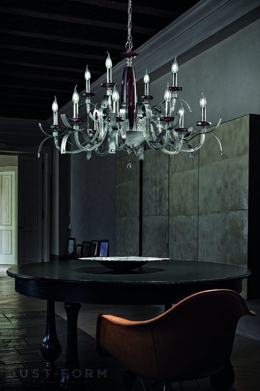 Подвесной светильник Euroluce Lampadari Nuage L8+4 фабрика Euroluce Lampadari srl фотография № 3