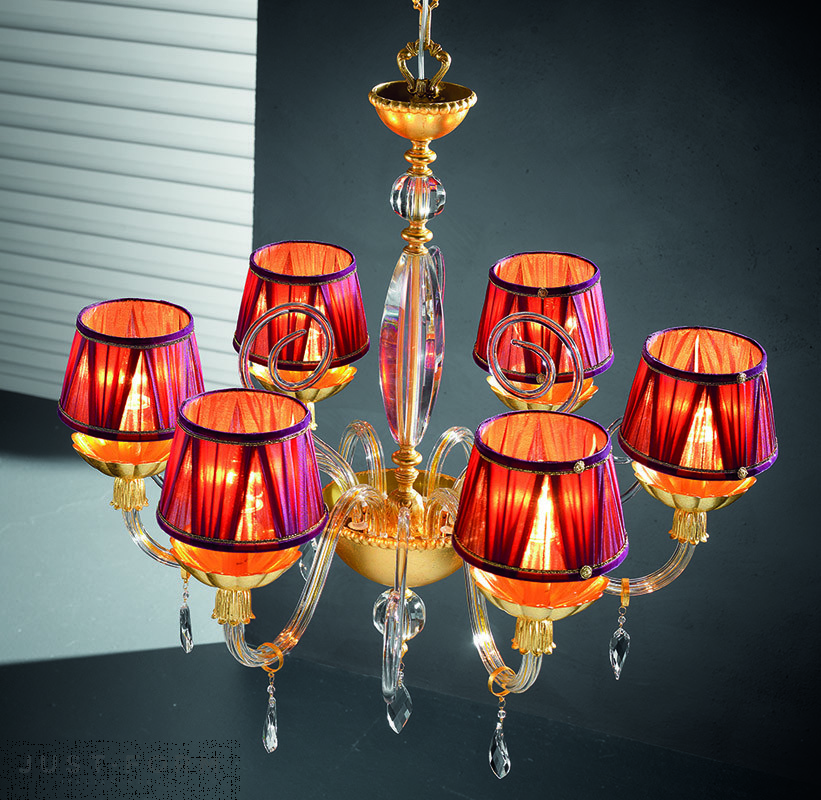 Подвесной светильник Euroluce Lampadari Florentia L8 Shade фабрика Euroluce Lampadari srl фотография № 2