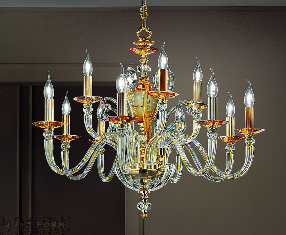 Подвесной светильник Euroluce Lampadari Donatello Alicante L8+4 фабрика Euroluce Lampadari srl фотография № 2