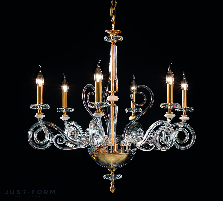 Подвесной светильник Euroluce Lampadari Cloe L6 фабрика Euroluce Lampadari srl фотография № 2