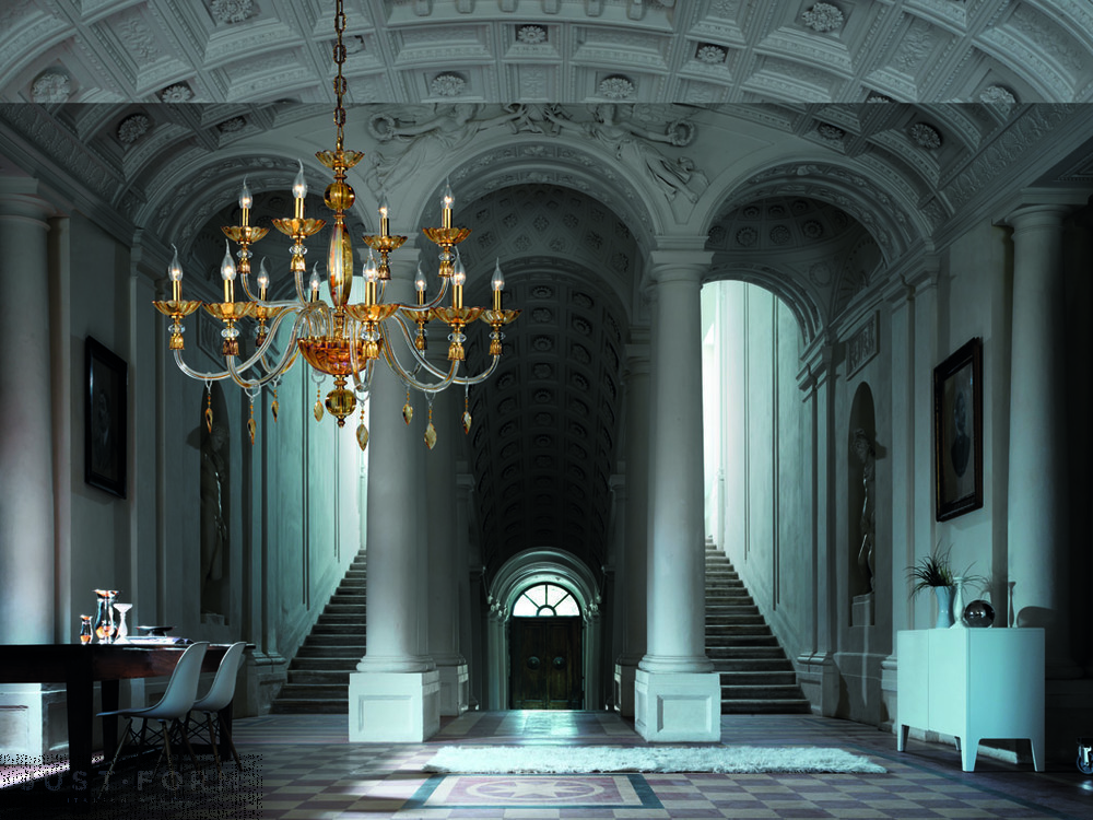 Подвесной светильник Euroluce Lampadari Bloom L8 фабрика Euroluce Lampadari srl фотография № 3