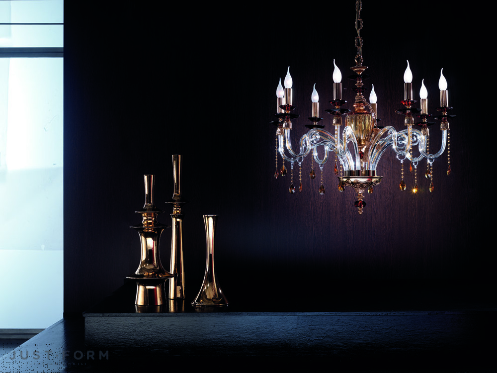 Подвесной светильник Euroluce Lampadari Elsa L8 фабрика Euroluce Lampadari srl фотография № 2