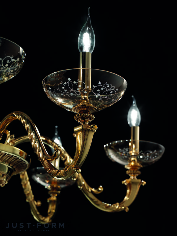 Подвесной светильник Euroluce Lampadari Aida L8 фабрика Euroluce Lampadari srl фотография № 2