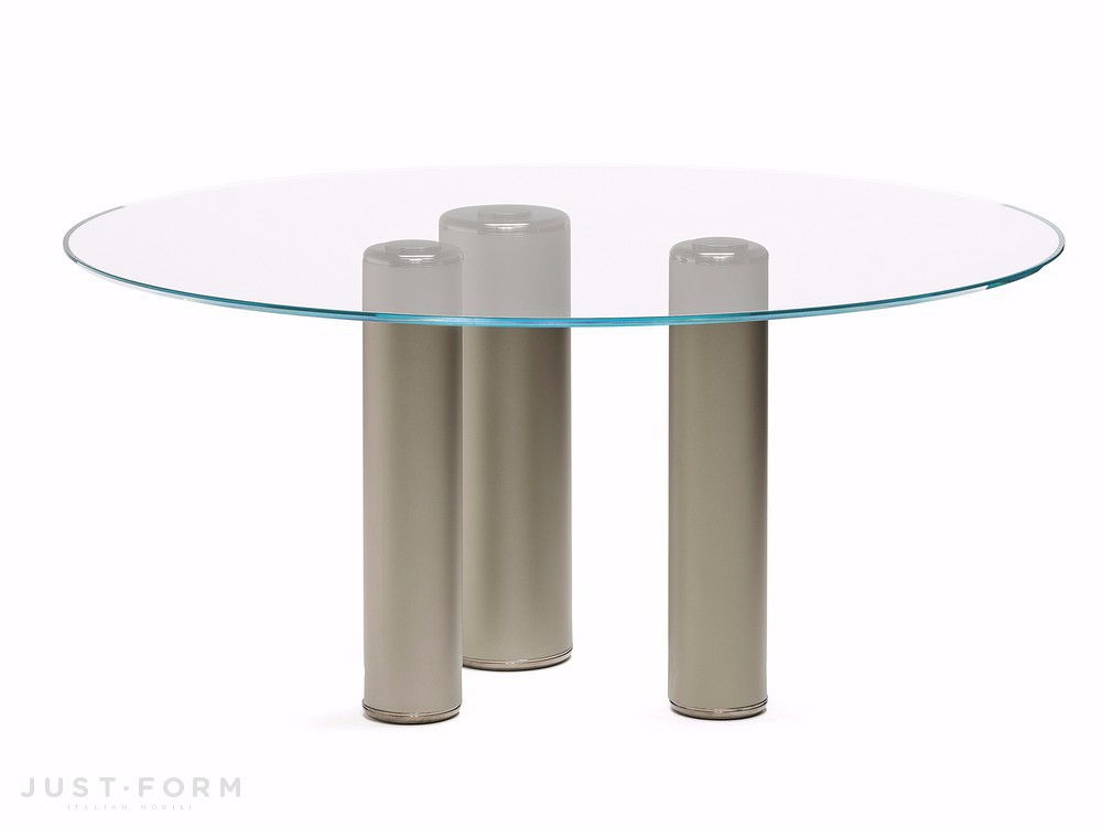 Стеклянный стол Roll Round фабрика Cattelan Italia фотография № 1