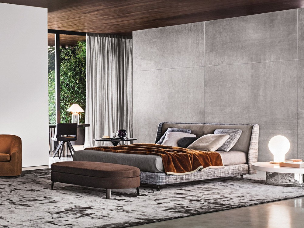 Кровать Spencer фабрика Minotti фотография № 3