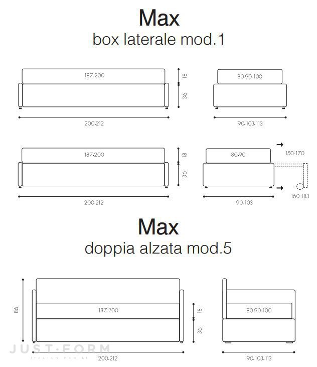 Кровать Max фабрика Twils фотография № 49