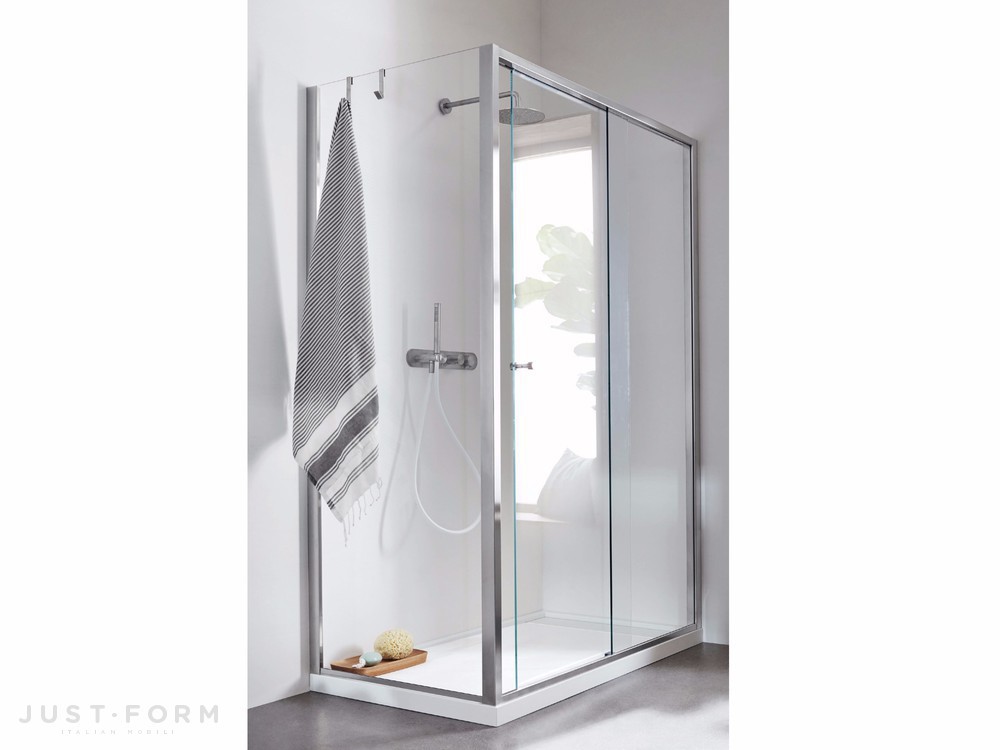 Душевая панель стены Corner Shower Enclosure Sliding Door фабрика Rexa Design фотография № 1