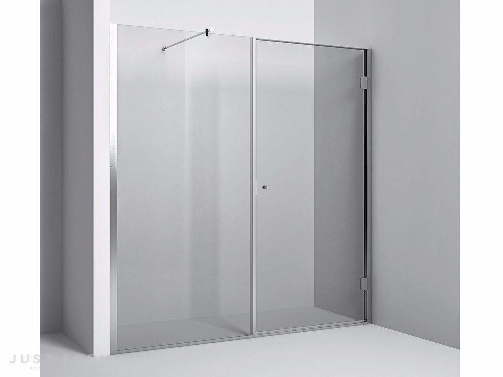 Душевая панель стены Fixed Screen With Hinged Door фабрика Rexa Design фотография № 1