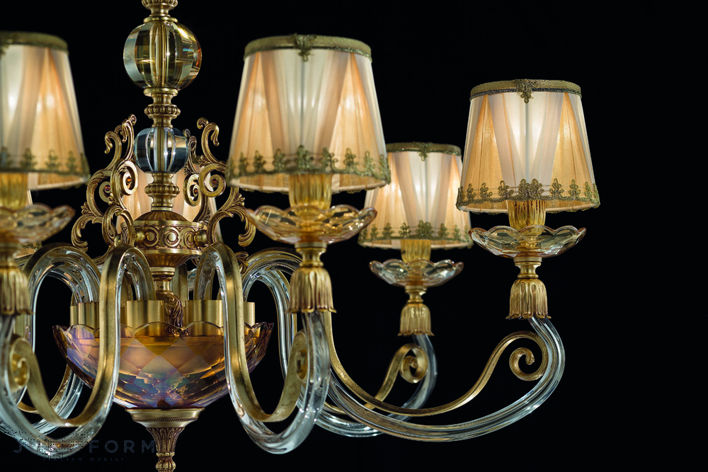 Подвесной светильник Euroluce Lampadari Lyra L8 Shade фабрика Euroluce Lampadari srl фотография № 2