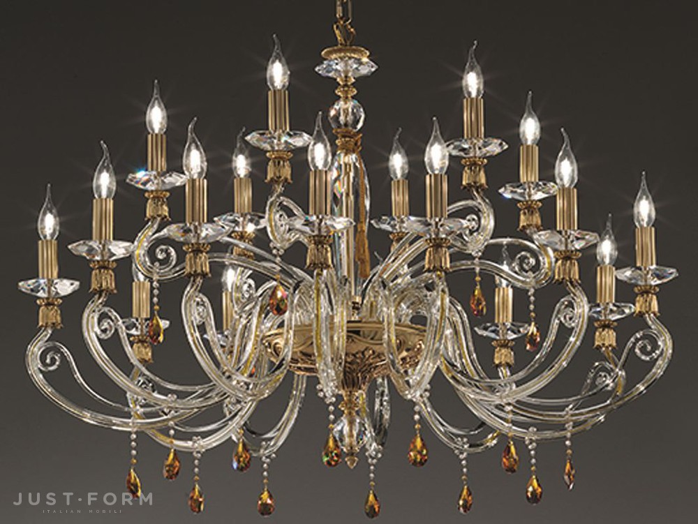 Подвесной светильник Euroluce Lampadari Venere L12+6 Top фабрика Euroluce Lampadari srl фотография № 1