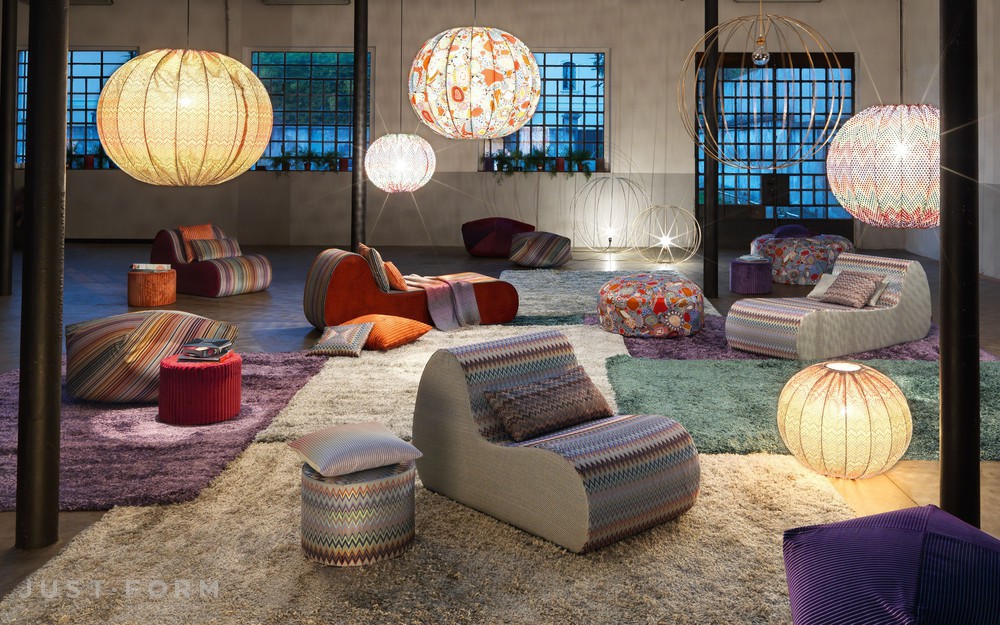Подвесной светильник Bubble Gold фабрика Missoni Home фотография № 3