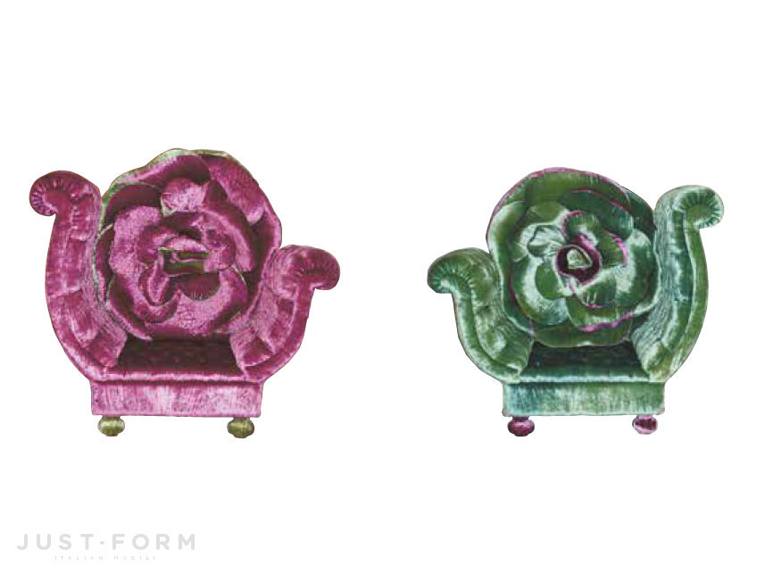 Кресло Mirabili Green And Pink фабрика Formitalia Group фотография № 1