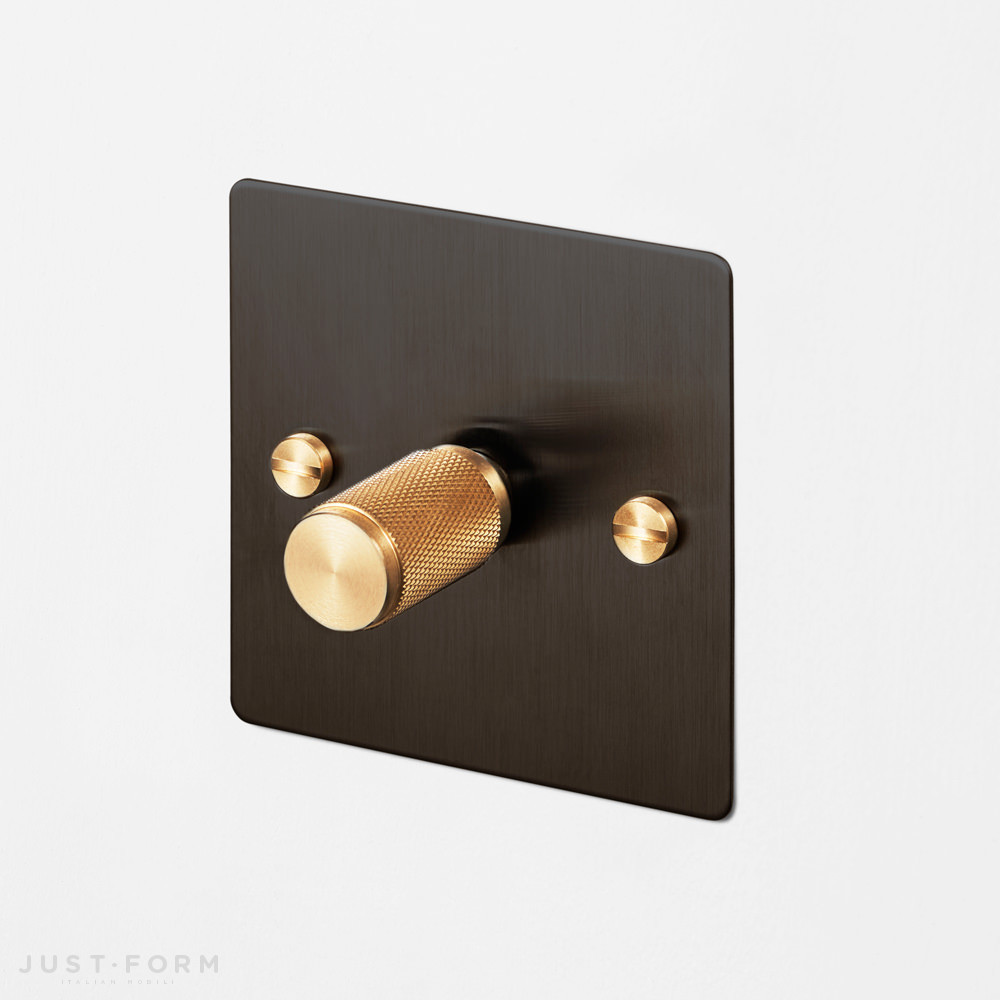 Одинарный диммер 1G Dimmer / Smoked Bronze / Brass фабрика Buster + Punch фотография № 1