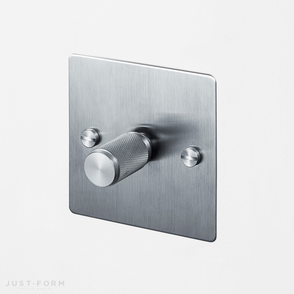 Одинарный диммер 1G Dimmer / Steel фабрика Buster + Punch фотография № 1