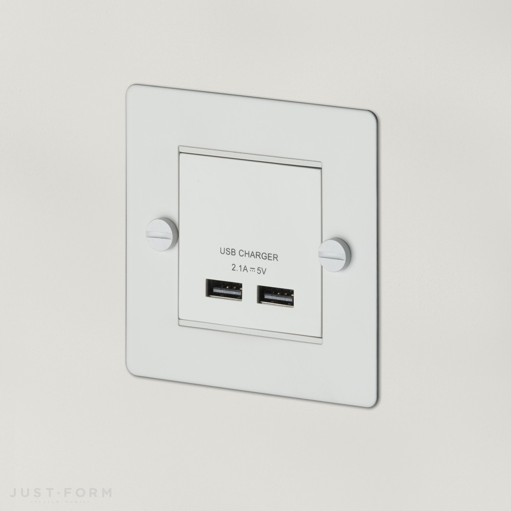 Розетка с USB 1G USB Charger / White фабрика Buster + Punch фотография № 1