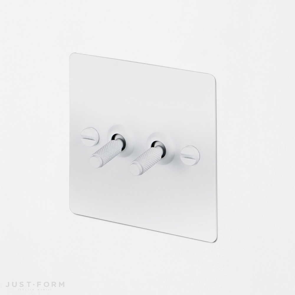 Двухтумблерный переключатель 2G Toggle Switch / White фабрика Buster + Punch фотография № 1