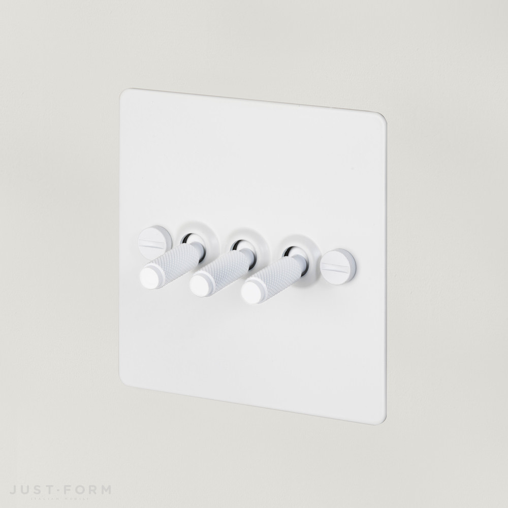 Трехтумблерный переключатель 3G Toggle Switch / White фабрика Buster + Punch фотография № 1