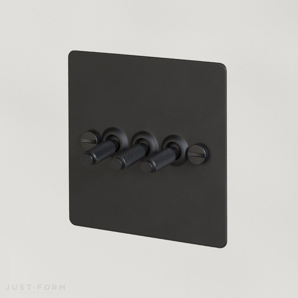 Трехтумблерный переключатель 3G Toggle Switch / Black фабрика Buster + Punch фотография № 1