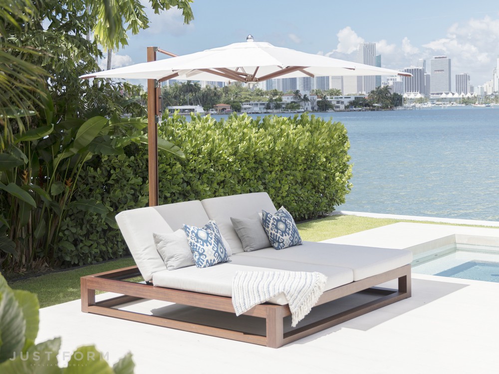 Садовый шезлонг Equinox Double Chaise Lounge фабрика Tuuci фотография № 1