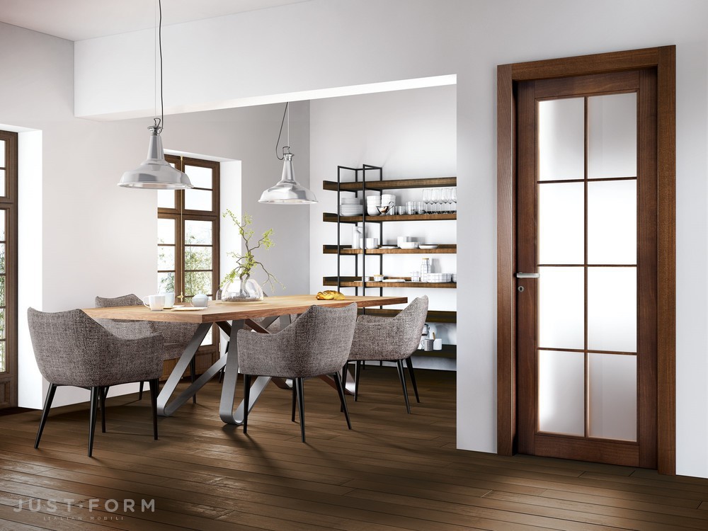 Внутренняя дверь Orion 36 T1 Rovere Moka фабрика GD DORIGO фотография № 1