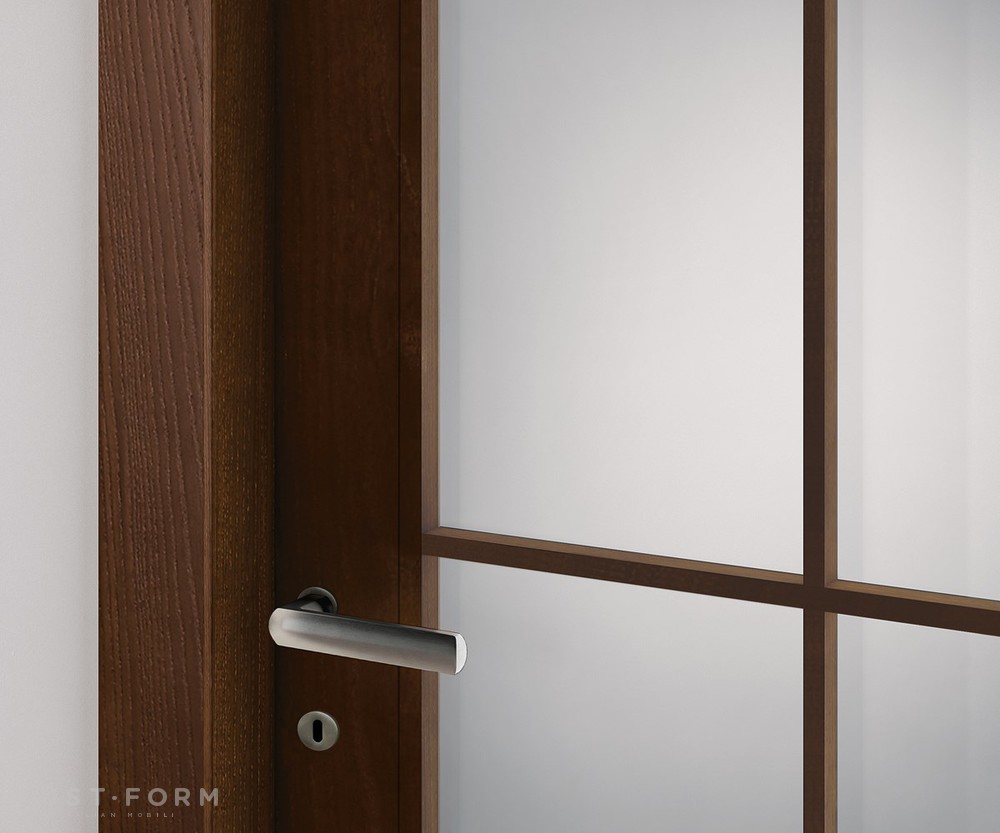 Внутренняя дверь Orion 36 T1 Rovere Moka фабрика GD DORIGO фотография № 3