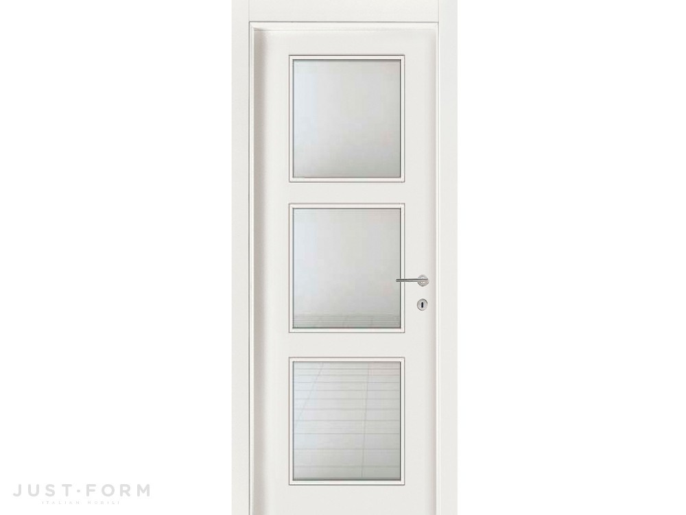 Внутренняя дверь Imago 583 Iv3 Frassino Bianco Inciso фабрика GD DORIGO фотография № 1
