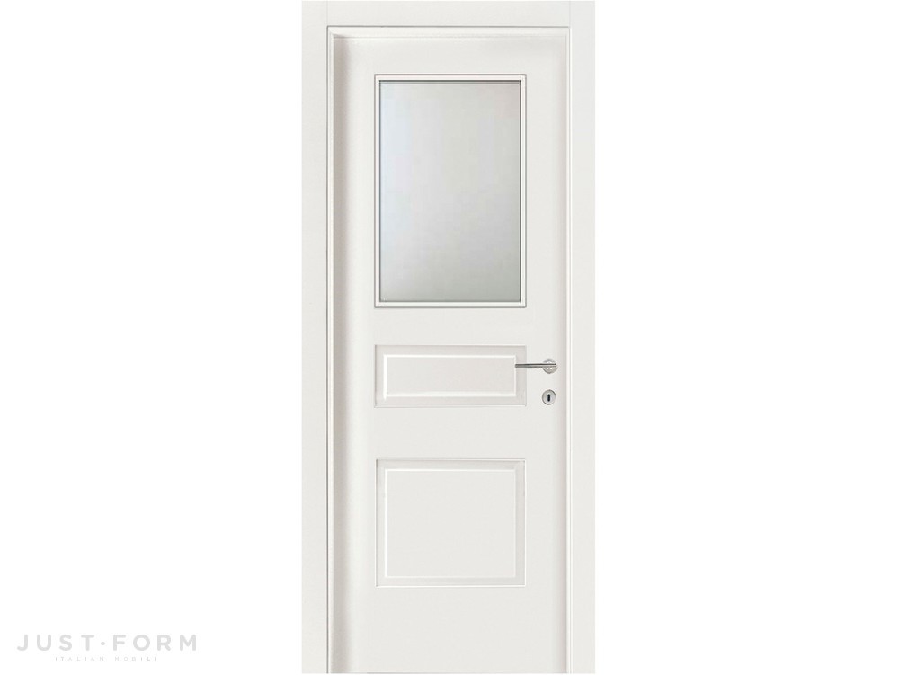Внутренняя дверь Imago 571 Iv1 Frassino Bianco Inciso фабрика GD DORIGO фотография № 1