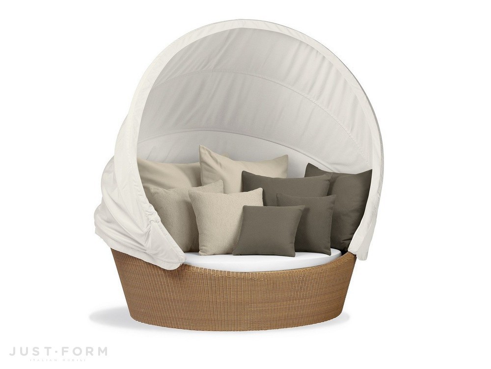 Садовый диван Orbit Loveseat фабрика Dedon фотография № 1