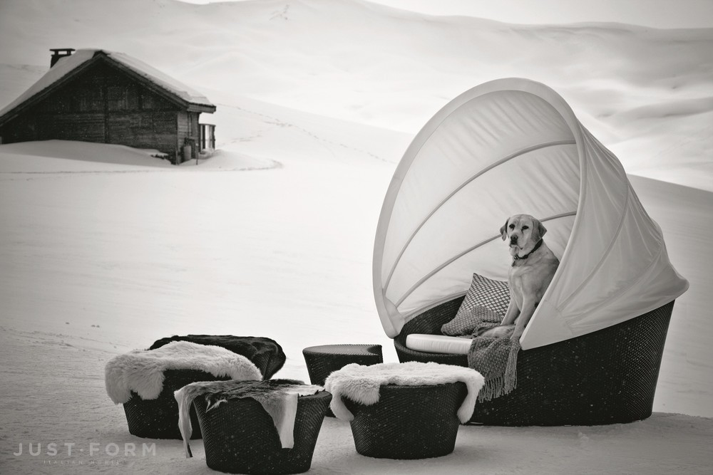 Садовый диван Orbit Loveseat фабрика Dedon фотография № 4